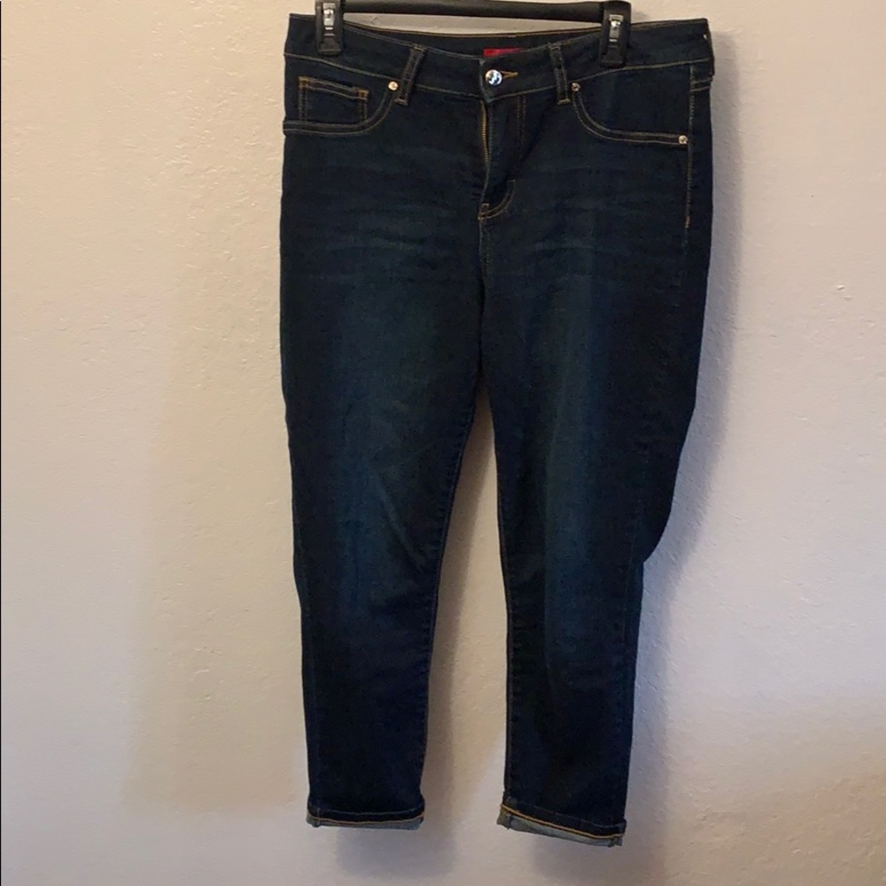 Cropped super skinny jeans